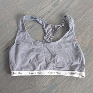 Calvin Klein Women's Sports Bralette, Dark Grey, Size M